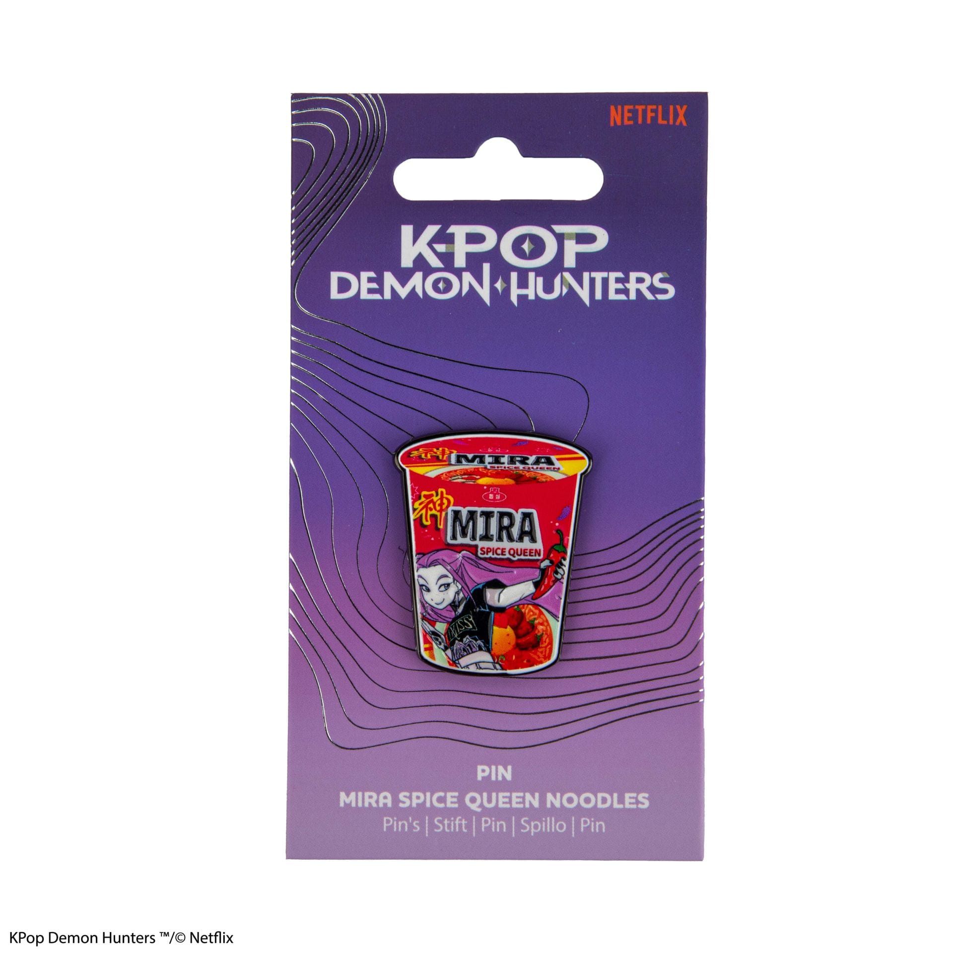 CINEREPLICAS: KPOP DEMON HUNTERS - PIN - MIRA SPICE QUEEN NOODLES priponka 4895205625389