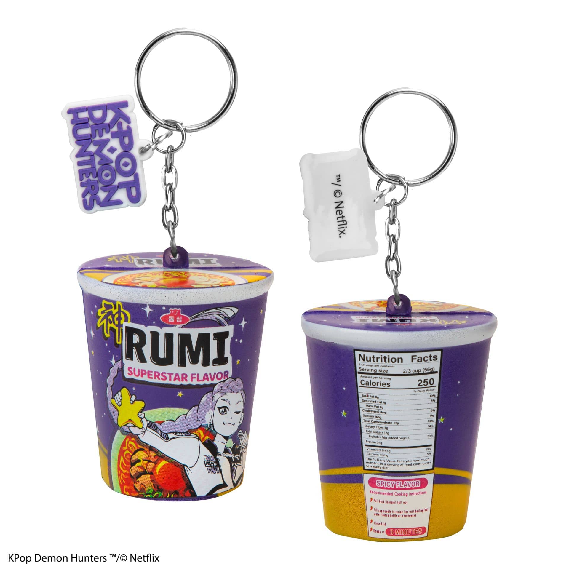 CINEREPLICAS: KPOP DEMON HUNTERS - RUMI SUPERSTAR FLAVOR NOODLES obesek 4895205625259
