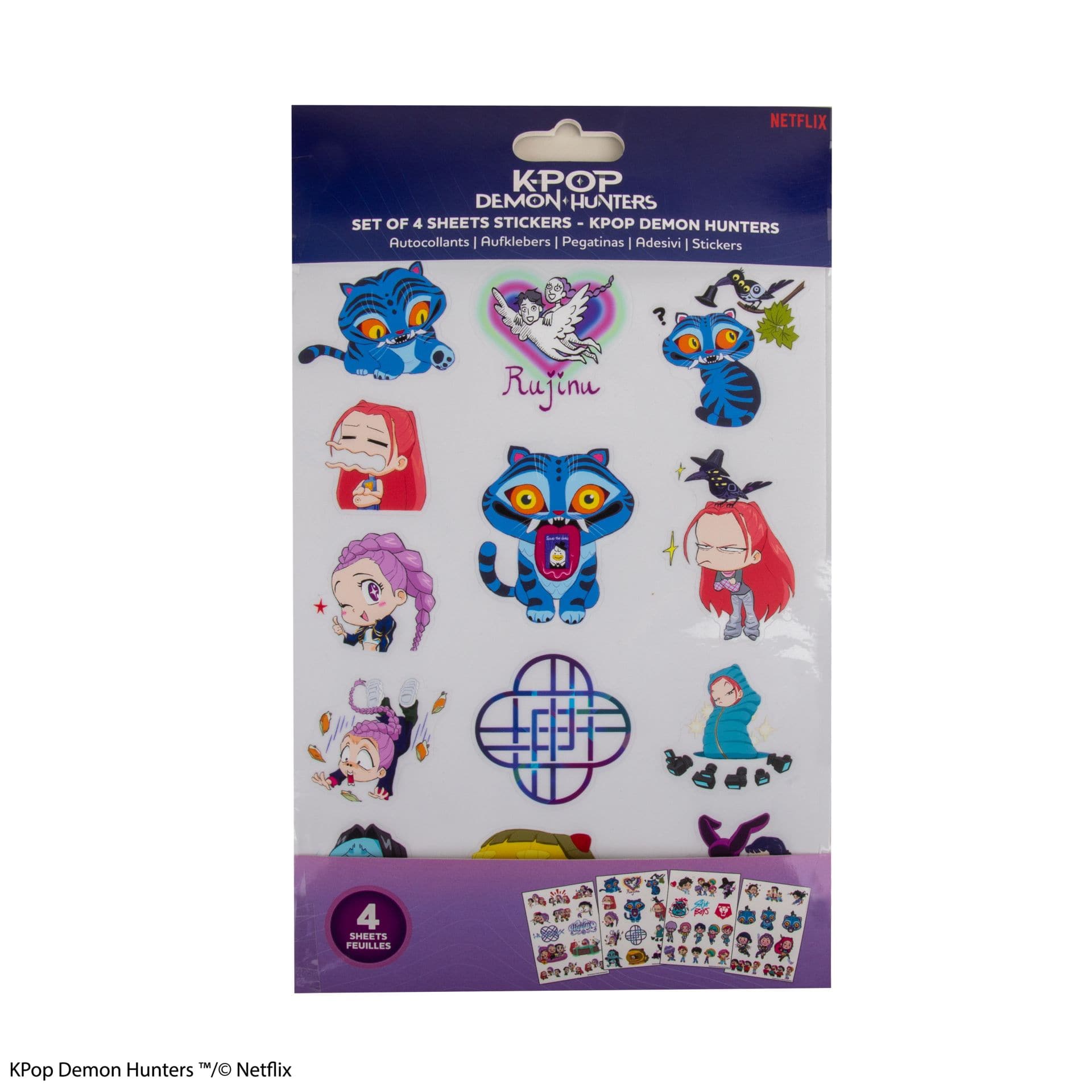 CINEREPLICAS: KPOP DEMON HUNTERS - STICKERS - KPOP DEMON HUNTERS nalepke 4895205624849