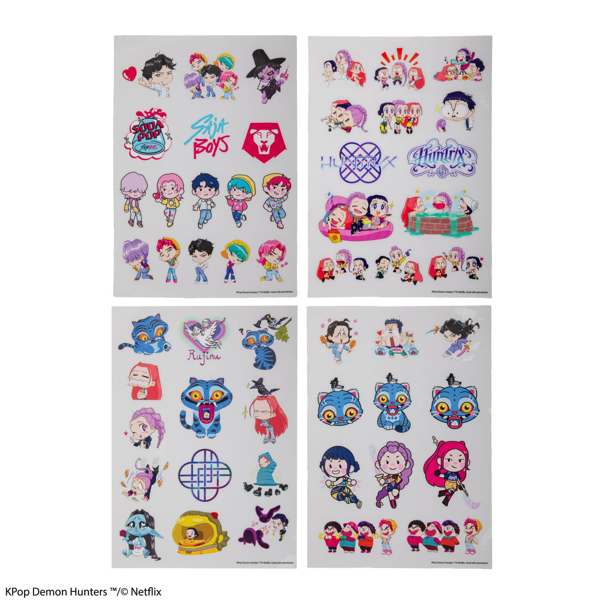 CINEREPLICAS: KPOP DEMON HUNTERS - STICKERS - KPOP DEMON HUNTERS nalepke 4895205624849