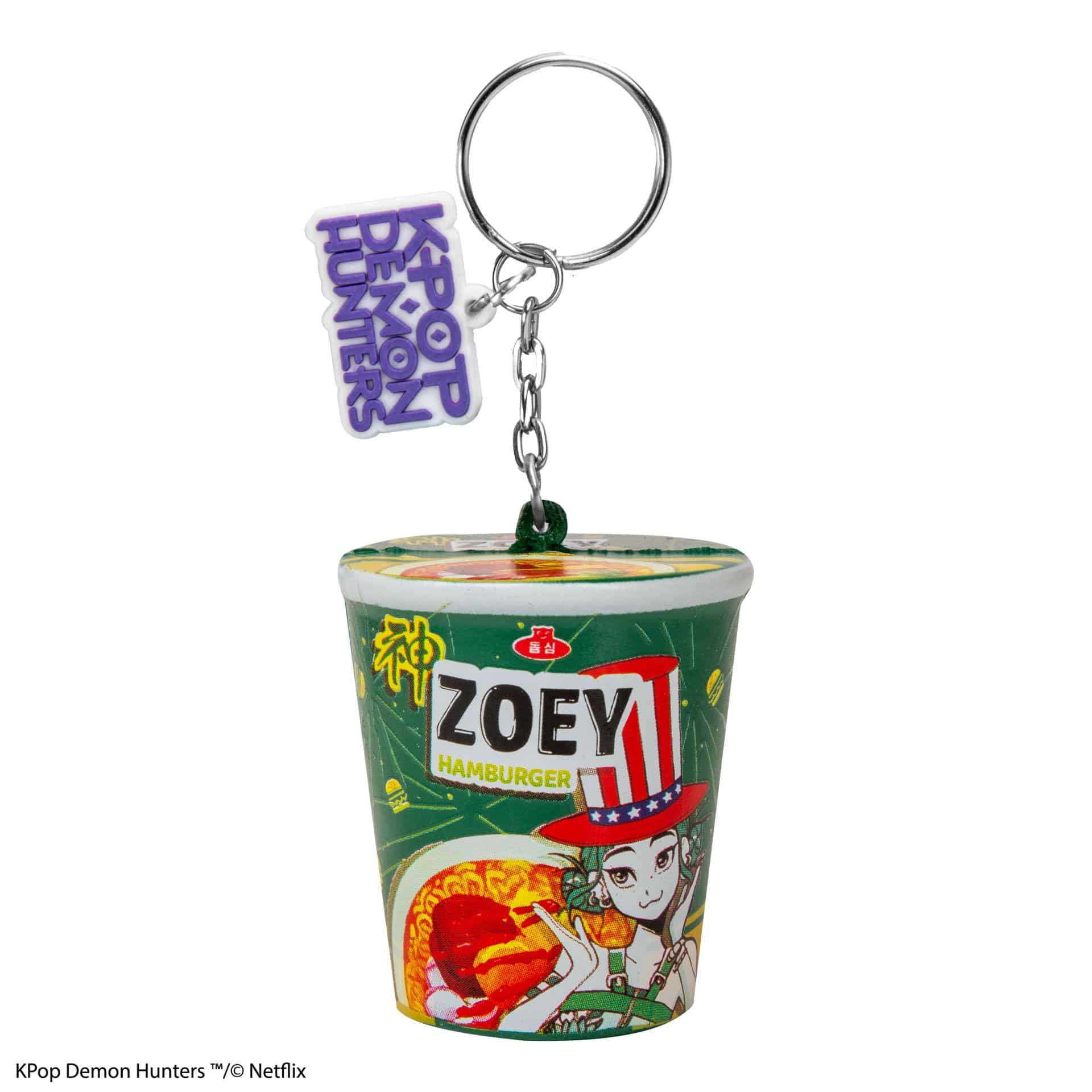 CINEREPLICAS: KPOP DEMON HUNTERS - ZOEY HAMBURGER NOODLES obesek 4895205625273