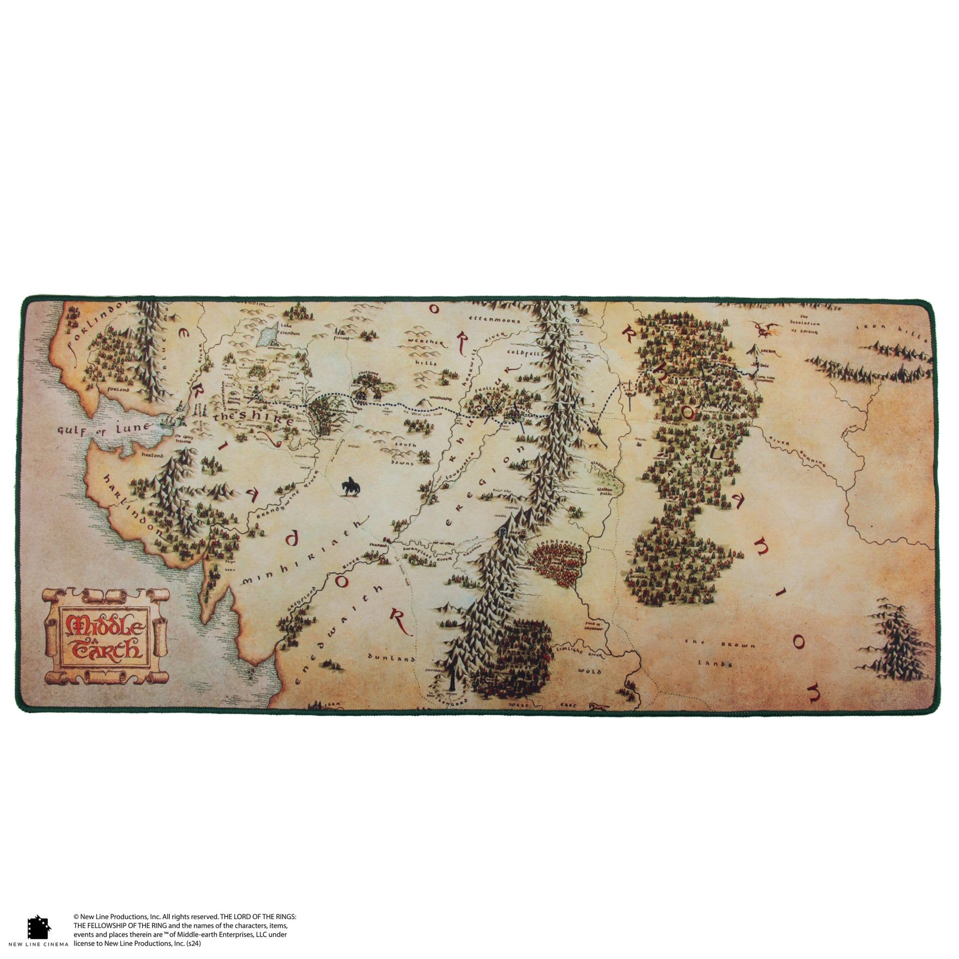 CINEREPLICAS: LOTR - DESK MAT - MIDDLE EARTH MAP podloga 4895205619470