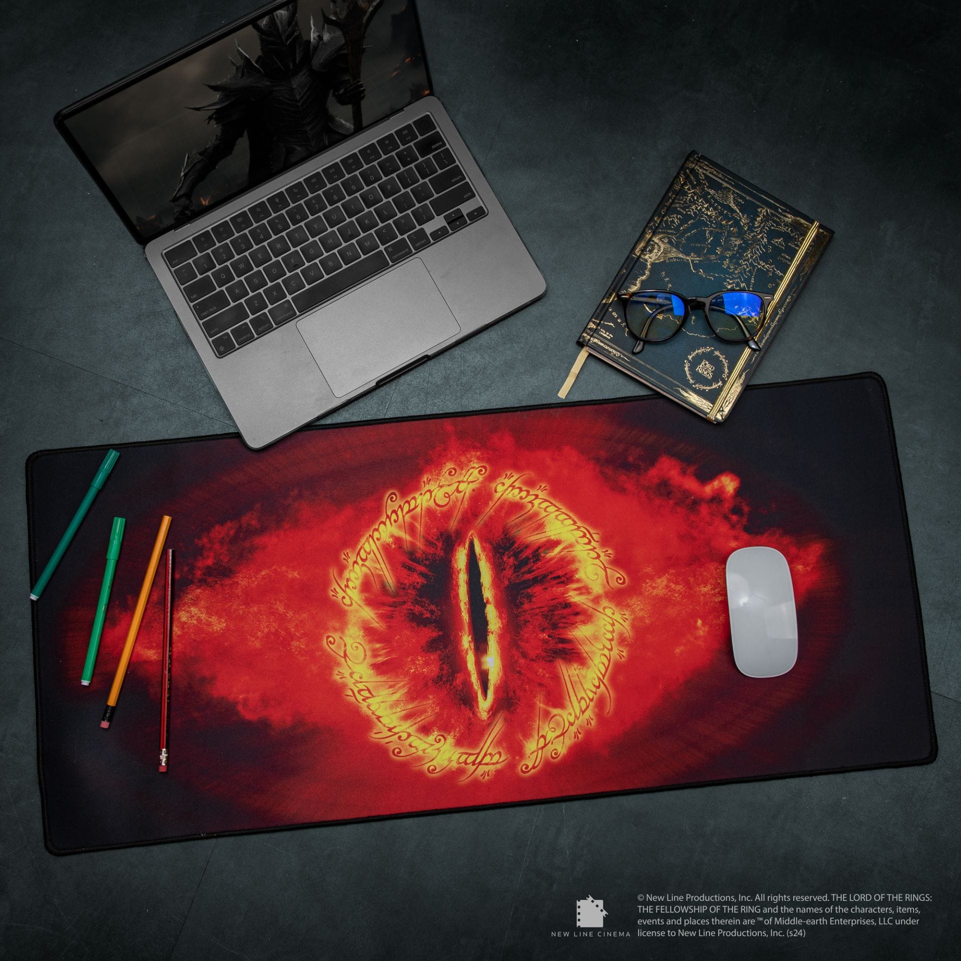CINEREPLICAS: LOTR - DESK MAT - SAURON'S EYE podloga 4895205619487