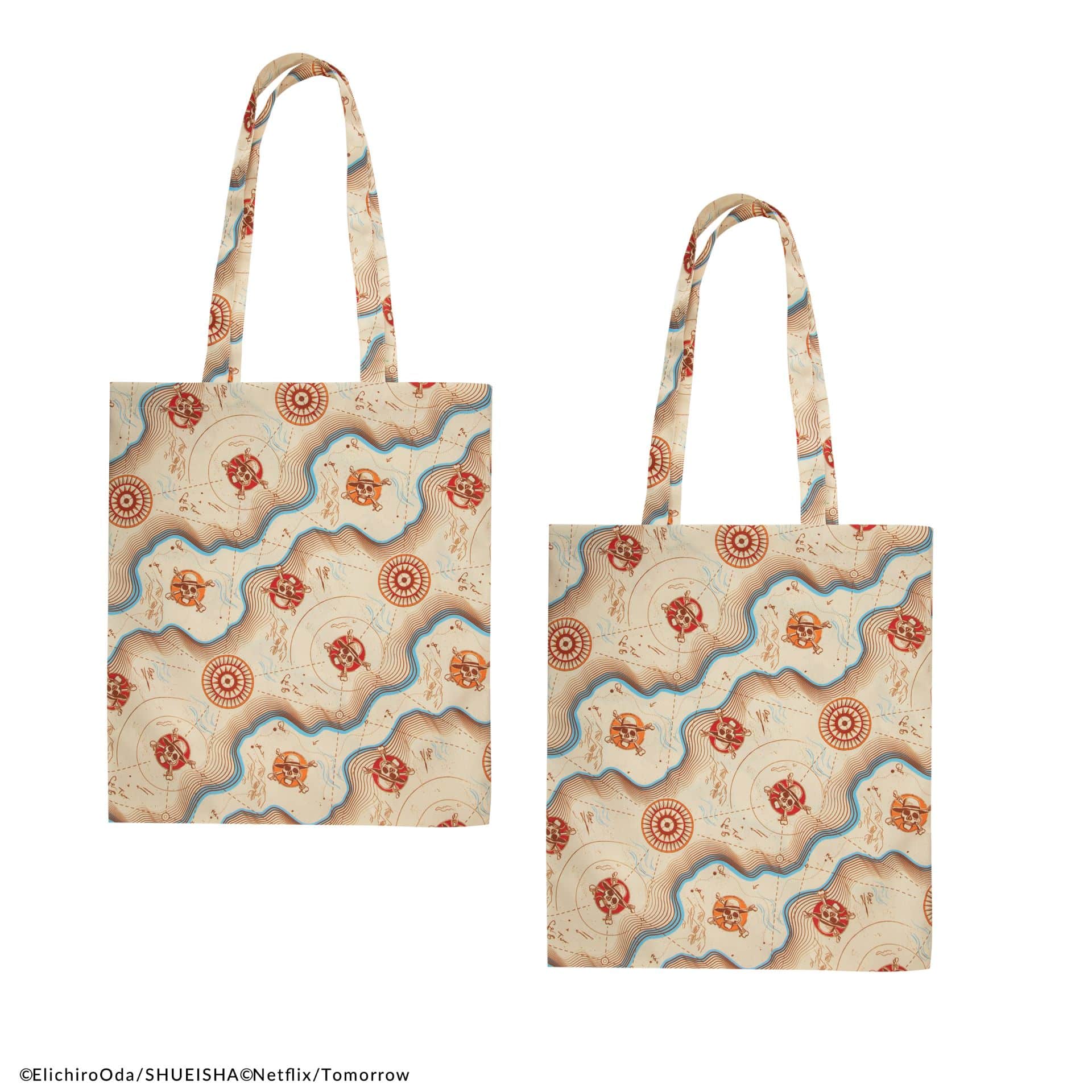 CINEREPLICAS: ONE PIECE - TOTE BAG - MAP torbica 4895205618602