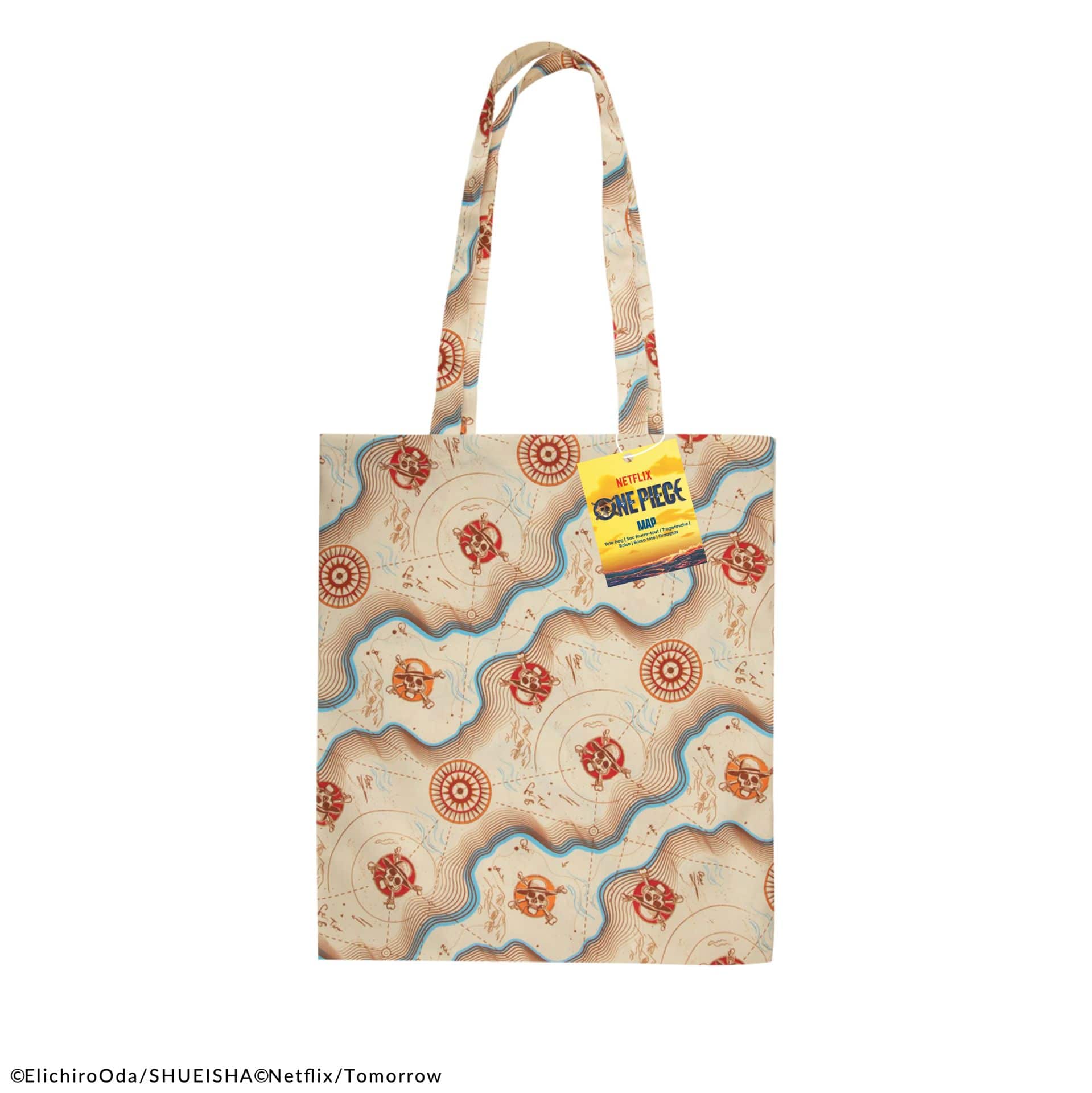 CINEREPLICAS: ONE PIECE - TOTE BAG - MAP torbica 4895205618602