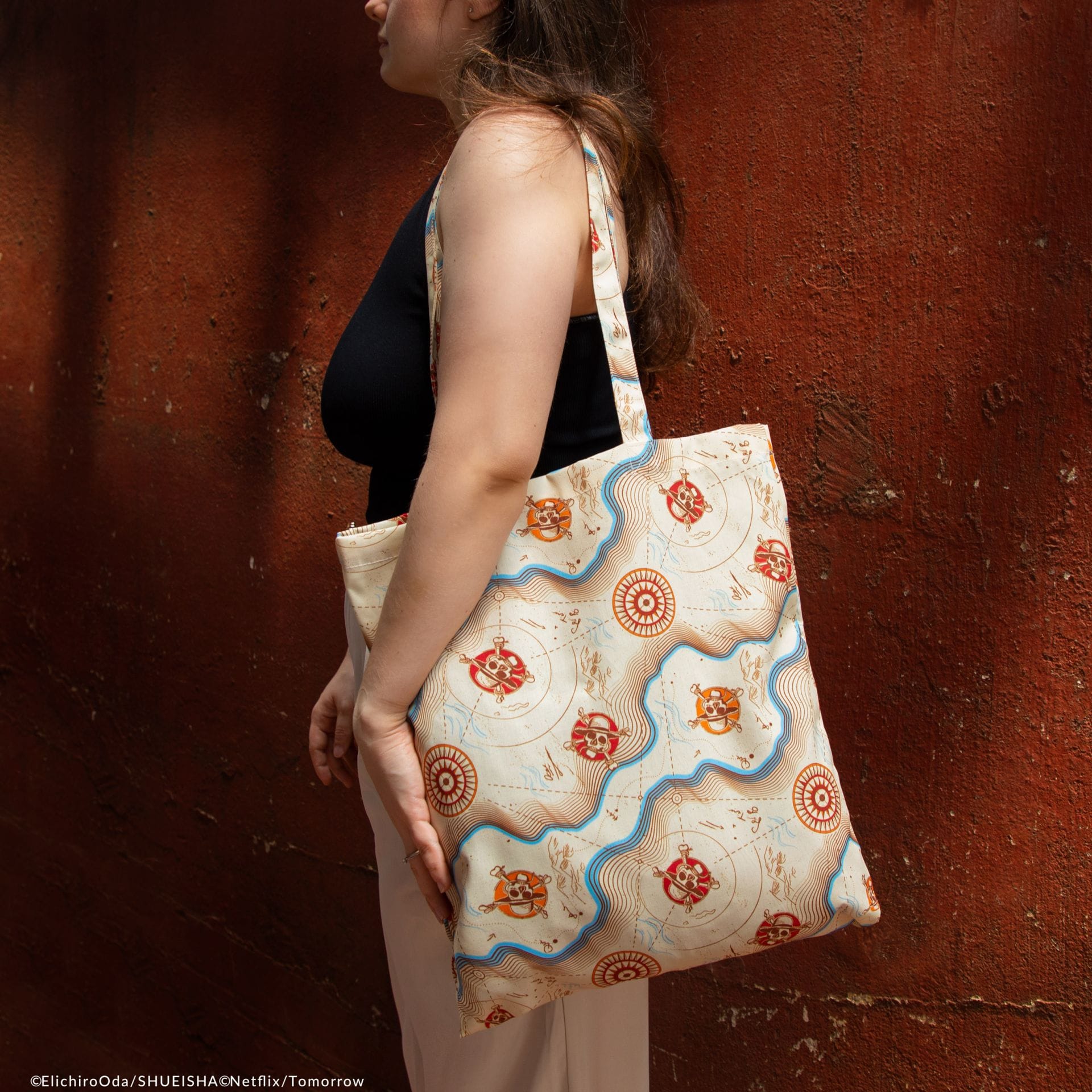 CINEREPLICAS: ONE PIECE - TOTE BAG - MAP torbica 4895205618602
