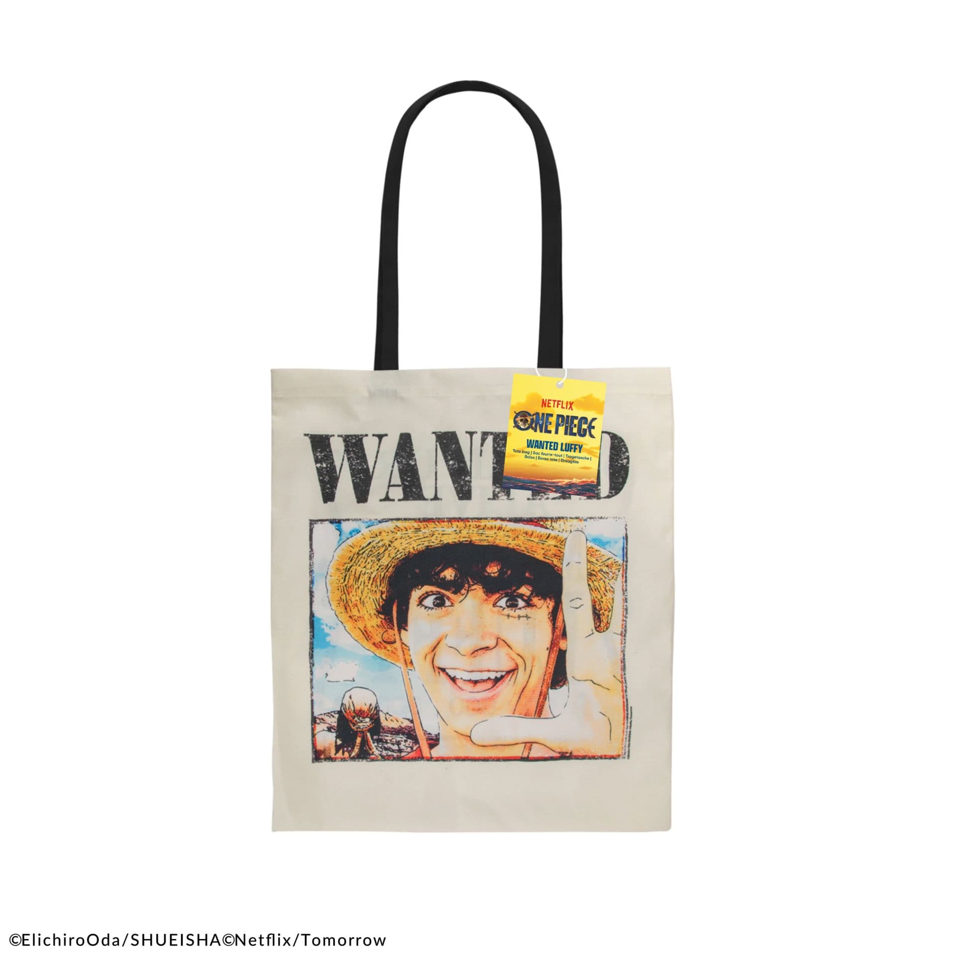 CINEREPLICAS: ONE PIECE - TOTE BAG - WANTED LUFFY torbica 4895205618572