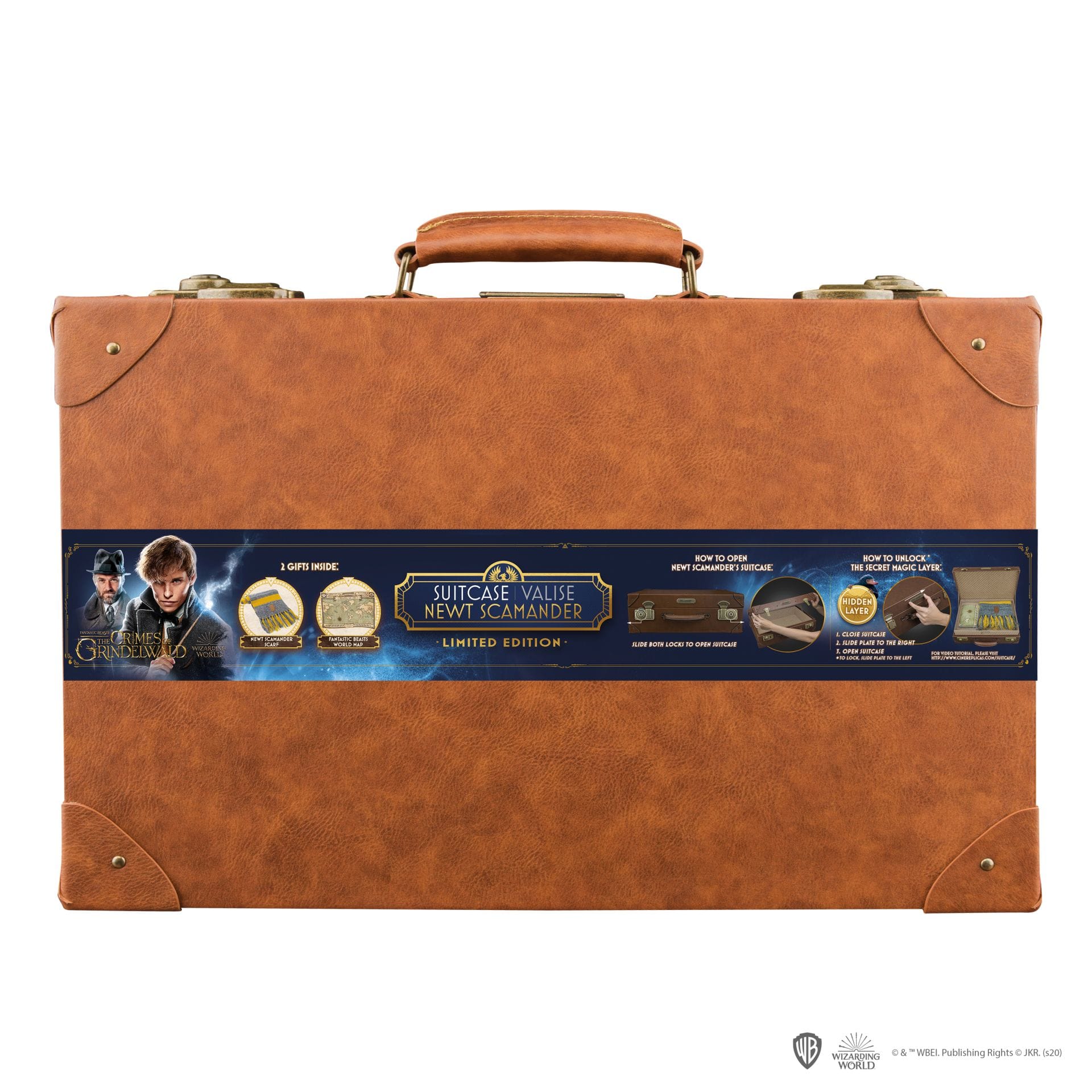 CINEREPLICAS SUITCASE - NEWT SCAMANDER PREMIUM replika kovčka 4895205602168