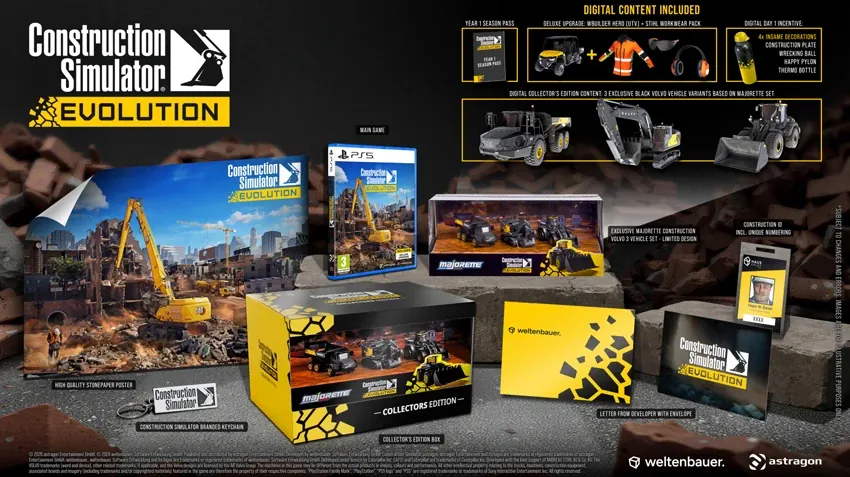 Construction Simulator: Evolution - Collectors Edition (Playstation 5) 4041417872329