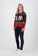DIFUZED DISNEY - MICKEY & MINNIE CHRISTMAS ŽENSKI PULOVER - XS 8718526254457