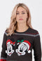 DIFUZED DISNEY - MICKEY & MINNIE CHRISTMAS ŽENSKI PULOVER - XS 8718526254457