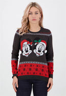 DIFUZED DISNEY - MICKEY & MINNIE CHRISTMAS ŽENSKI PULOVER - XS 8718526254457
