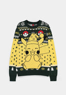 DIFUZED POKEMON - PIKACHU MOŠKI BOŽIČNI PULOVER - 2XL VELIKOST 8718526172843