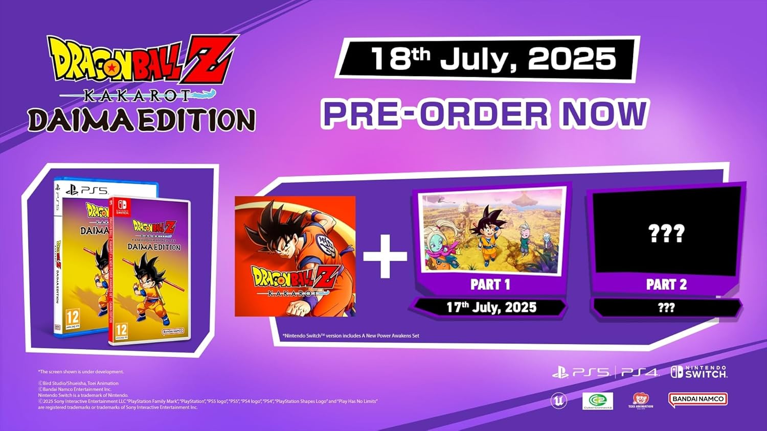 DRAGON BALL Z: KAKAROT - Daima Edition (Nintendo Switch) 3391892035797
