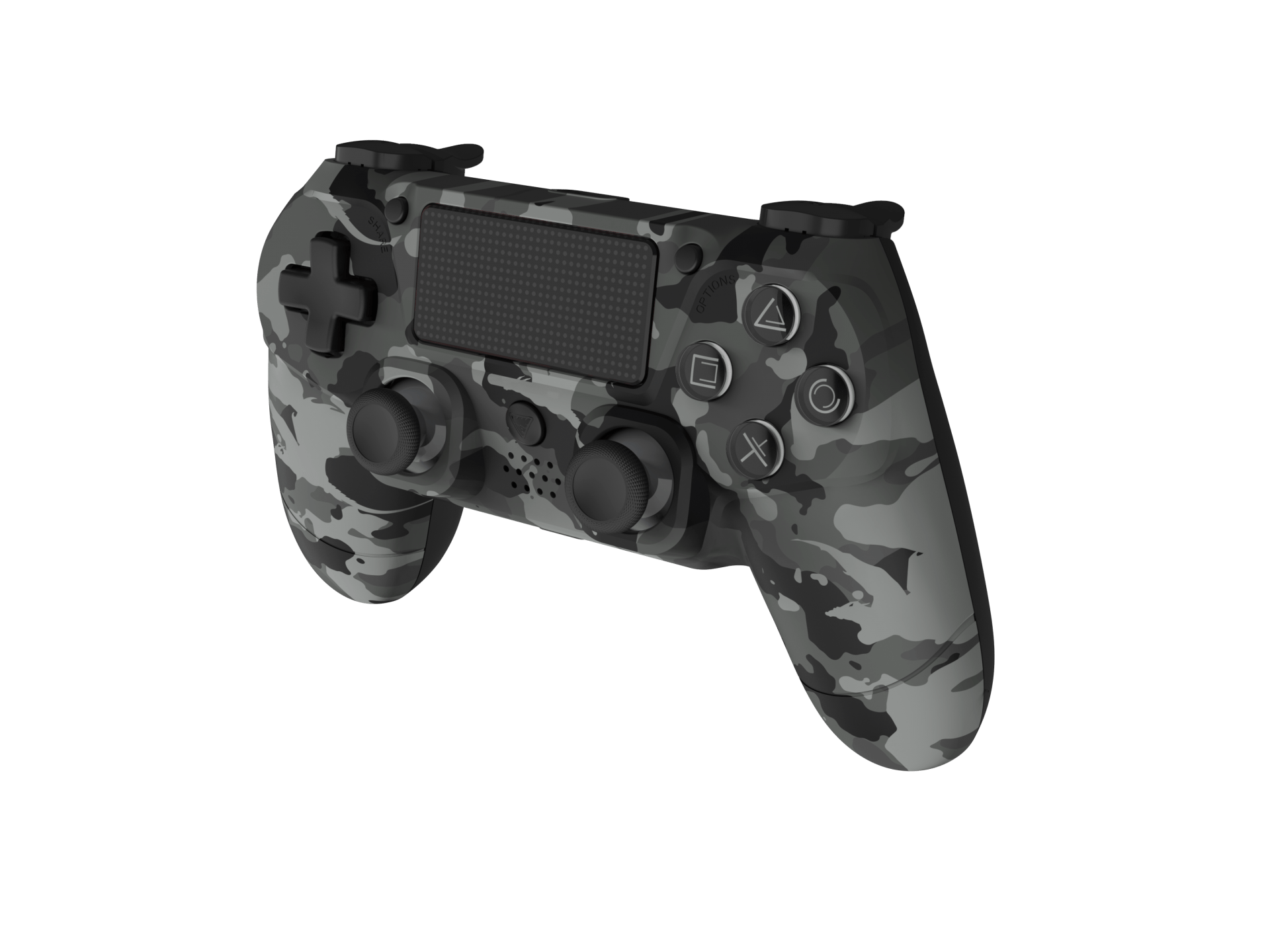 DRAGONSHOCK MIZAR BREZŽIČNI KONTROLER V2 ZA PS4, PC, MOBILE- SIVE CAMO BARVE 5425025595242