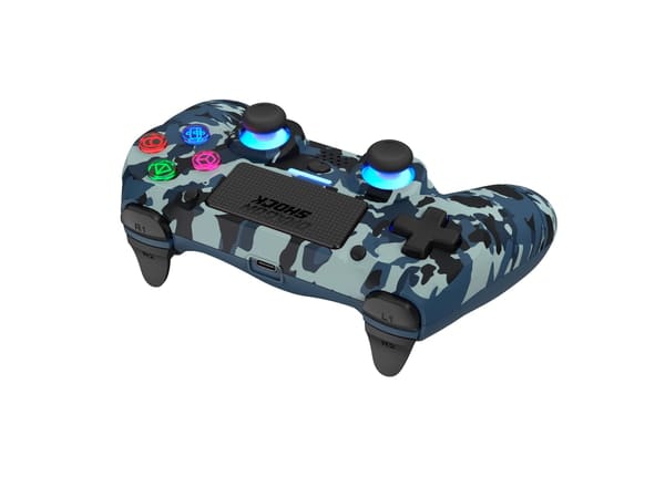 DRAGONSHOCK MIZAR BREZŽIČNI KONTROLER ZA PS4, PC, MOBILE- MODRE CAMO BARVE 5425025592920