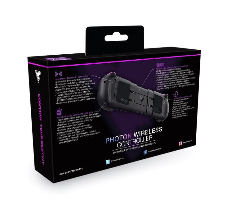 DRAGONSHOCK PHOTON MOBILE BREZŽIČNI KONTROLER ČRNE BARVE 5425025593125