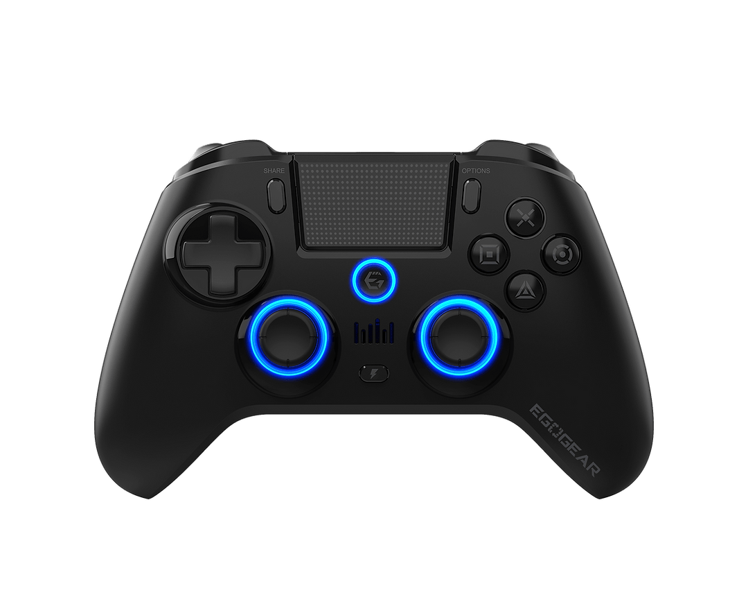 EGOGEAR SC15 BREZŽIČNI RGB KONTROLER ZA PS4, PC, PS3 - ČRNE BARVE 5425025591619