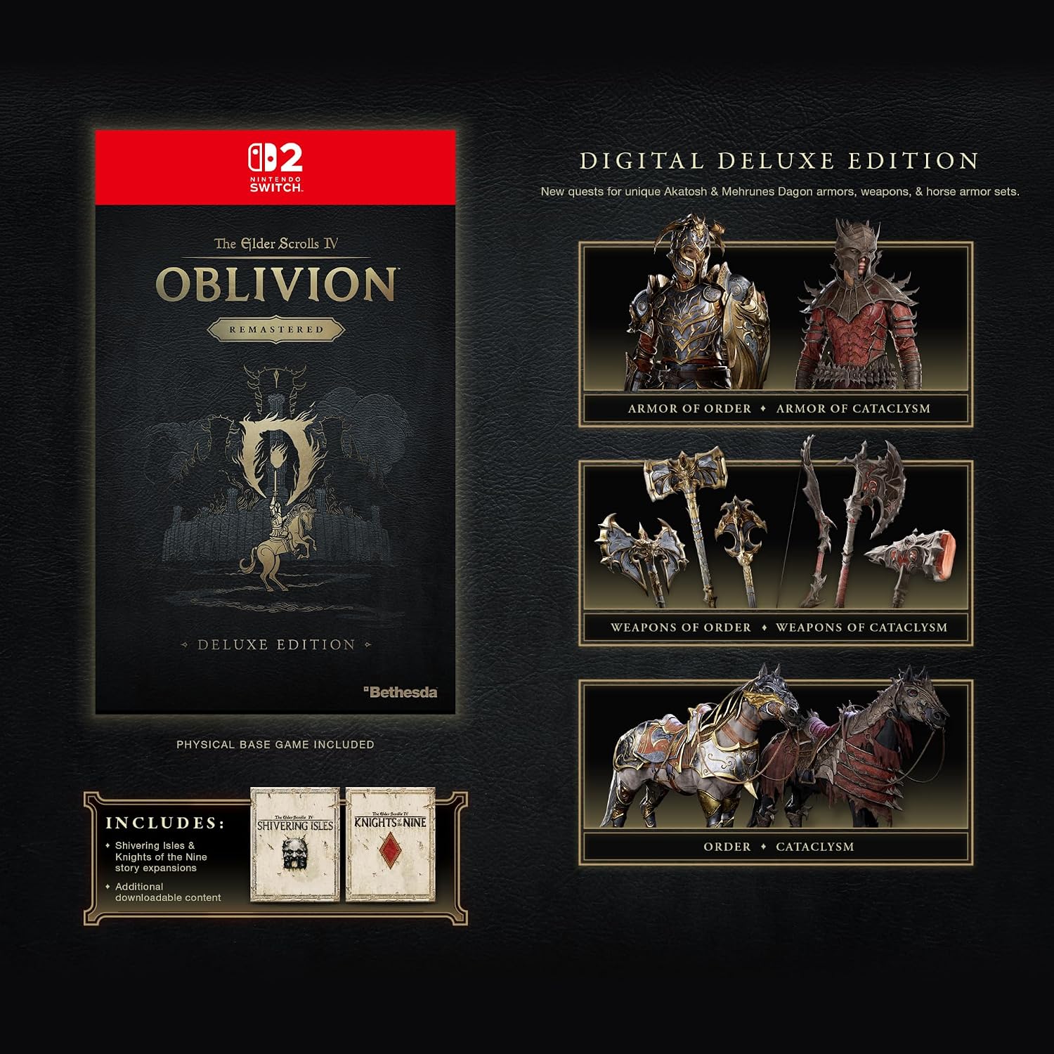 Elder Scrolls Iv: Oblivion - Remastered (Nintendo Switch 2) 196388816880
