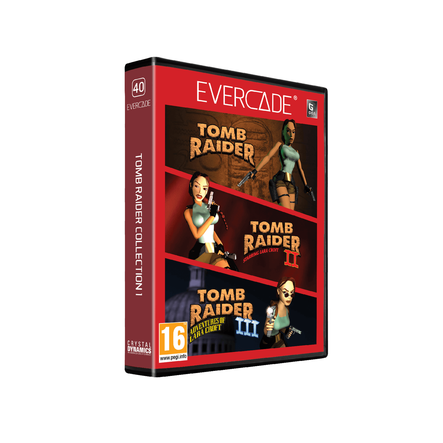 EVERCADE EXP-R KONZOLA Z IGRO TOMB RAIDER COLLECTION 1 5060990240577