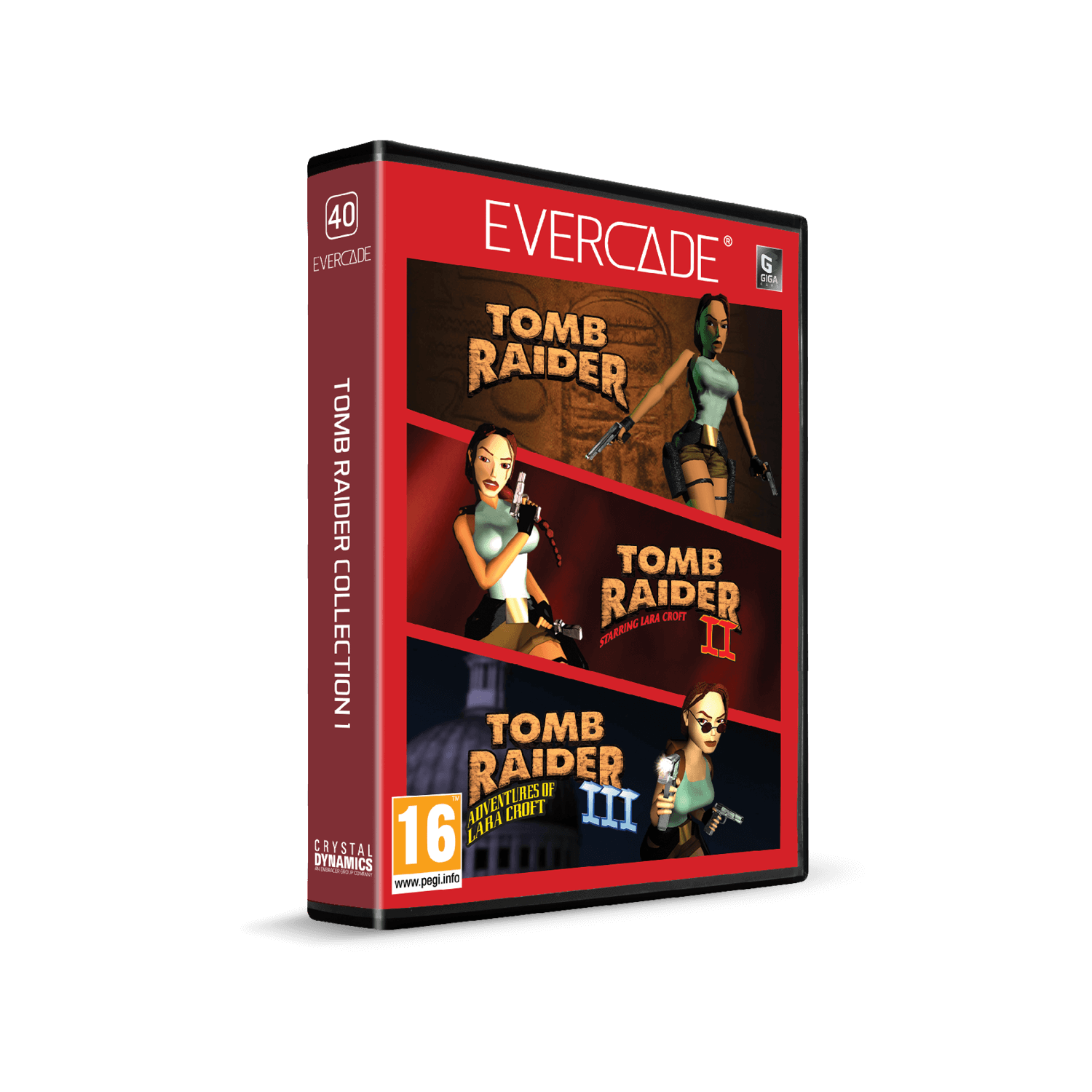 EVERCADE VS-R KONZOLA Z IGRO TOMB RAIDER COLLECTION 1 5060990240591