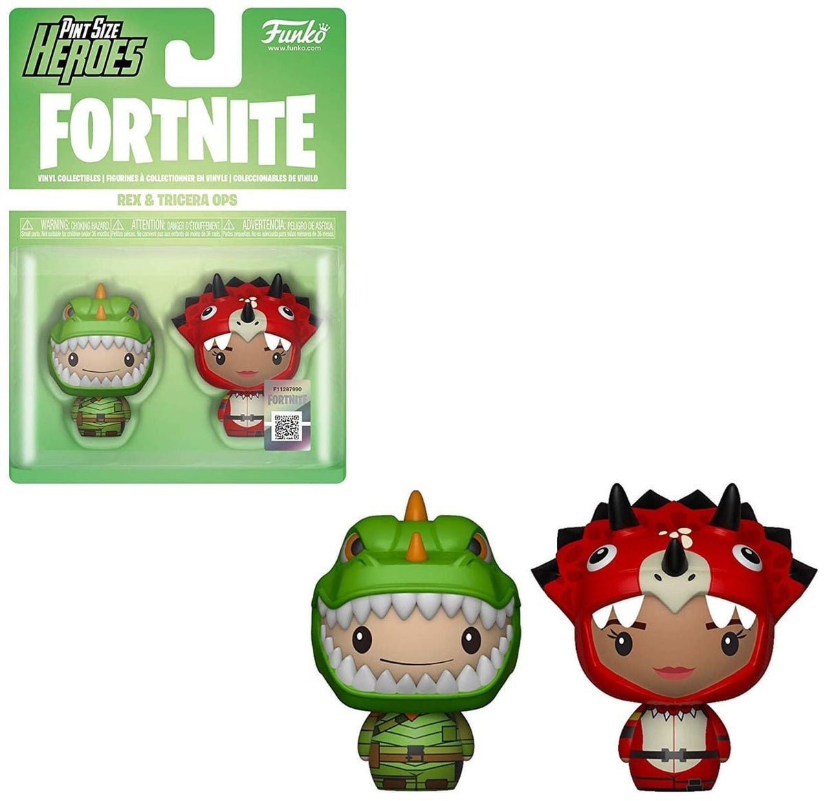 Figura FUNKO PSH: FORTNITE REX & TRICERA OPS 889698380294