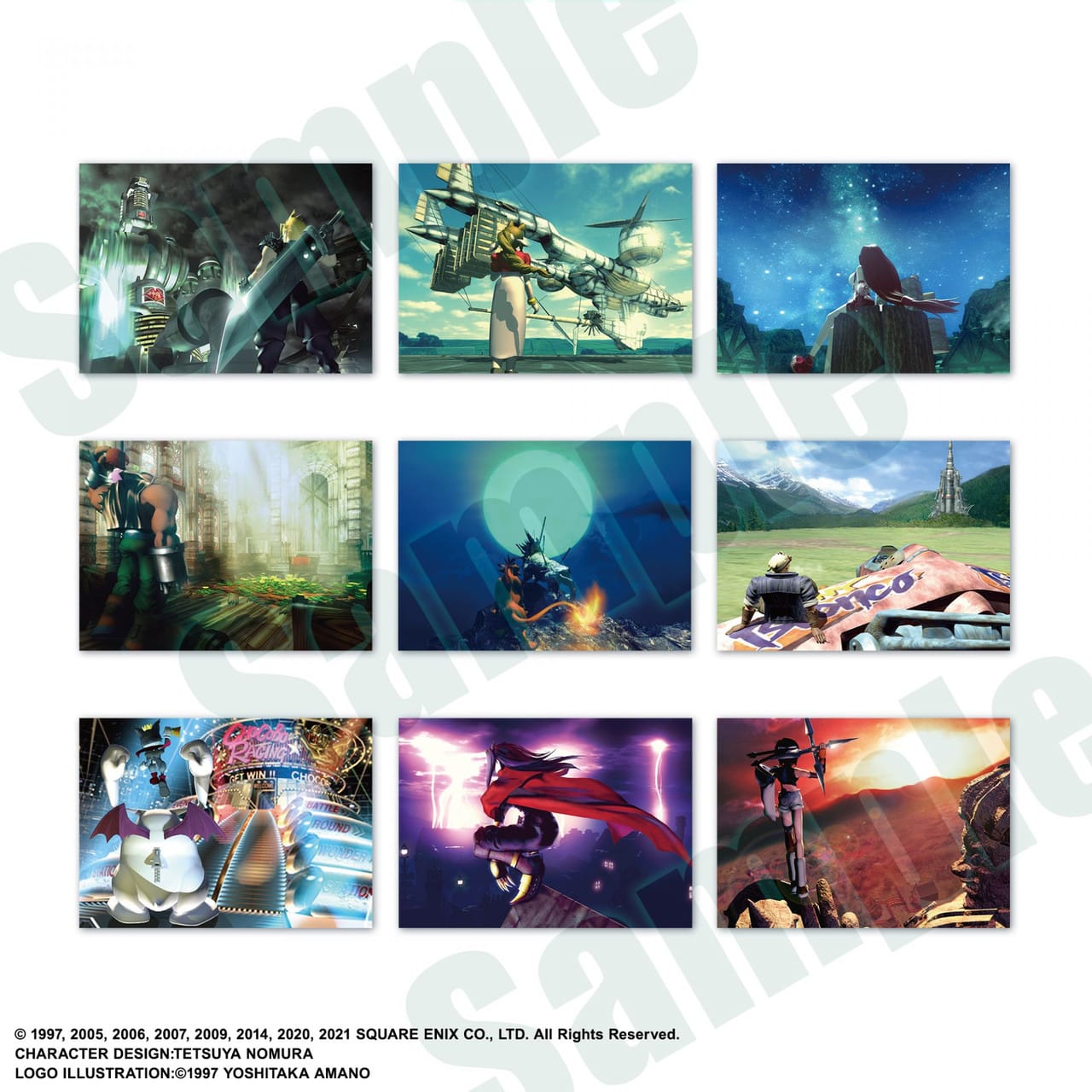 FINAL FANTASY VII ANNIVERSARY ART MUSEUM DIGITAL CARD PLUS - DISPLAY - ENG komplet 4988601369008