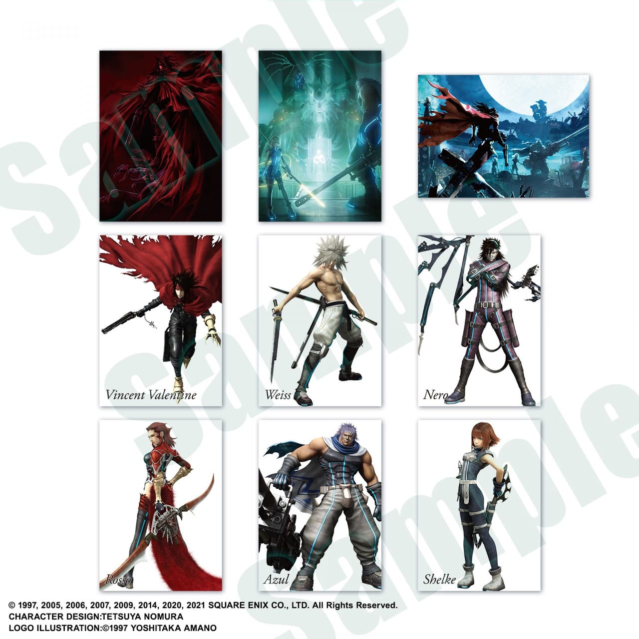 FINAL FANTASY VII ANNIVERSARY ART MUSEUM DIGITAL CARD PLUS - DISPLAY - ENG komplet 4988601369008