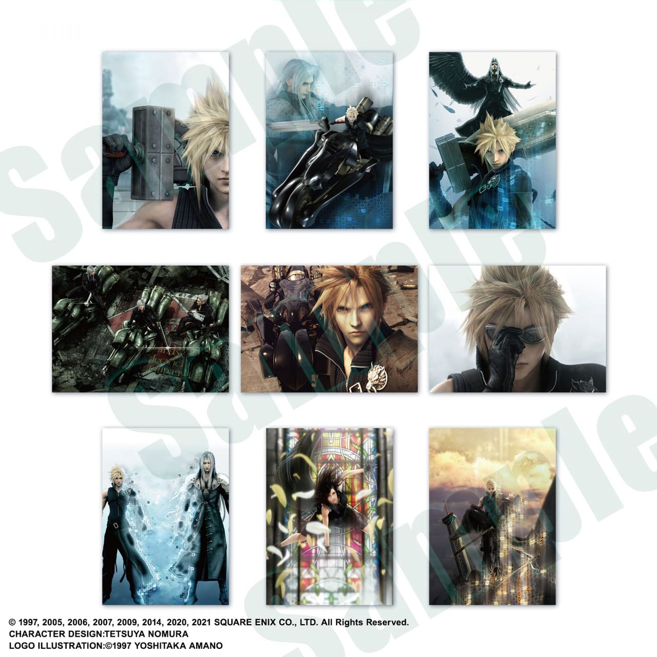 FINAL FANTASY VII ANNIVERSARY ART MUSEUM DIGITAL CARD PLUS - DISPLAY - ENG komplet 4988601369008