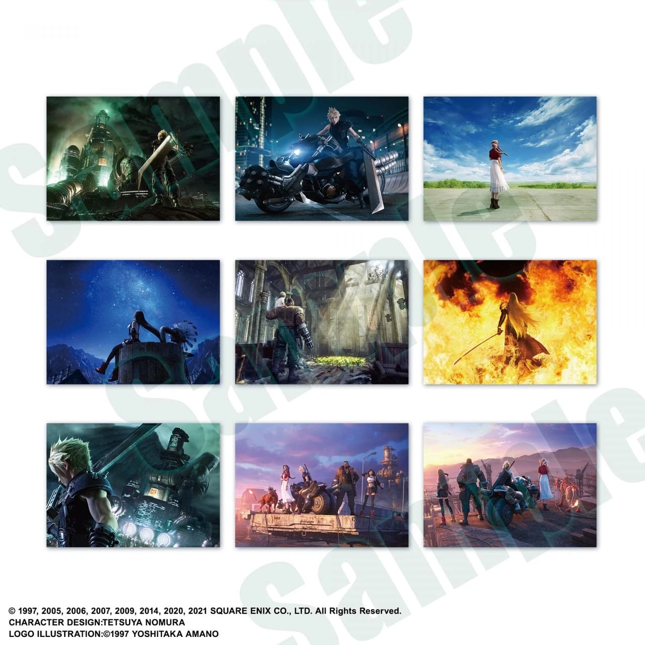 FINAL FANTASY VII ANNIVERSARY ART MUSEUM DIGITAL CARD PLUS - DISPLAY - ENG komplet 4988601369008