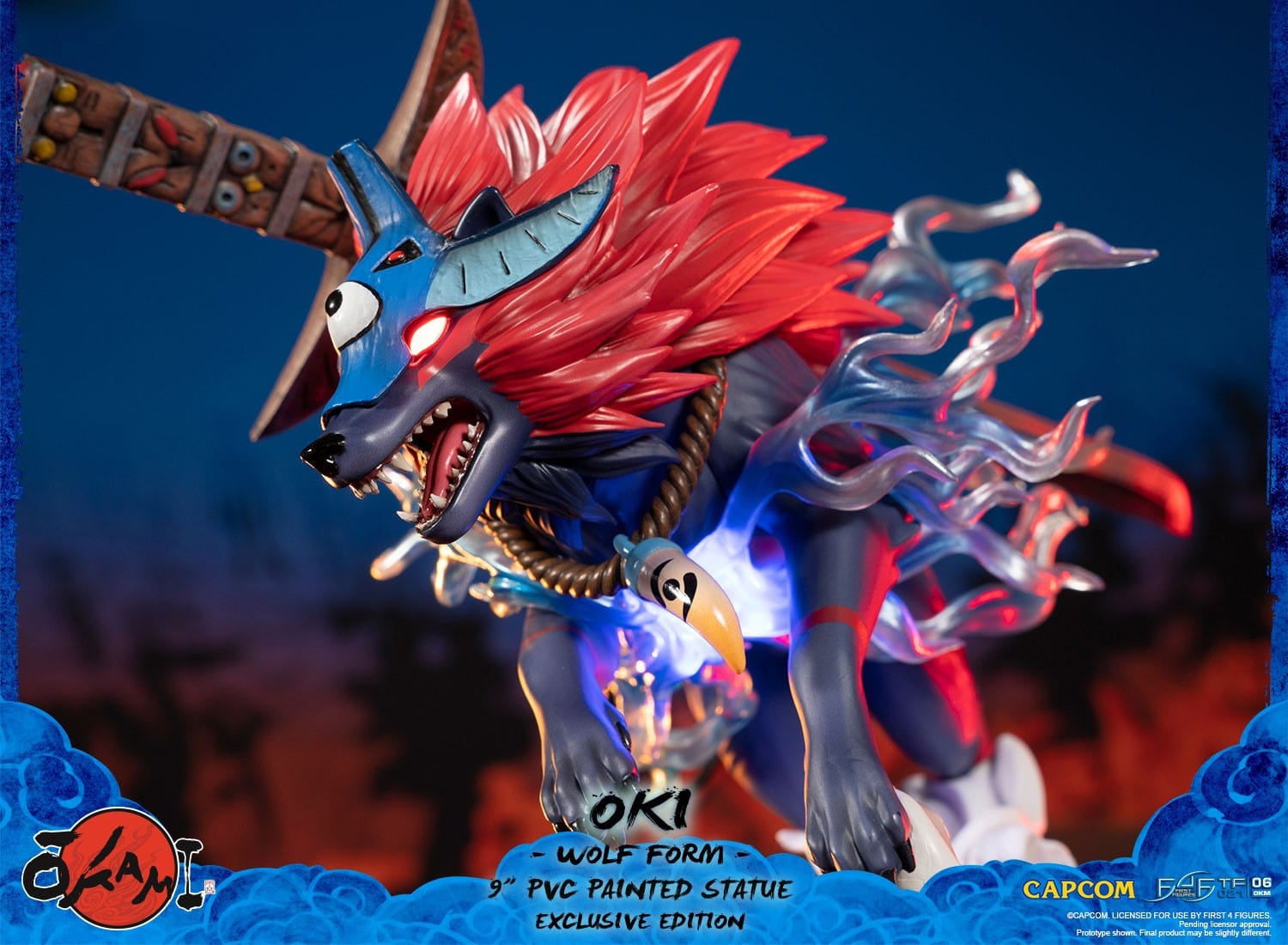 FIRST4FIGURES - OKAMI (OKI - WOLF FORM) PVC FIGURA 5060316623169