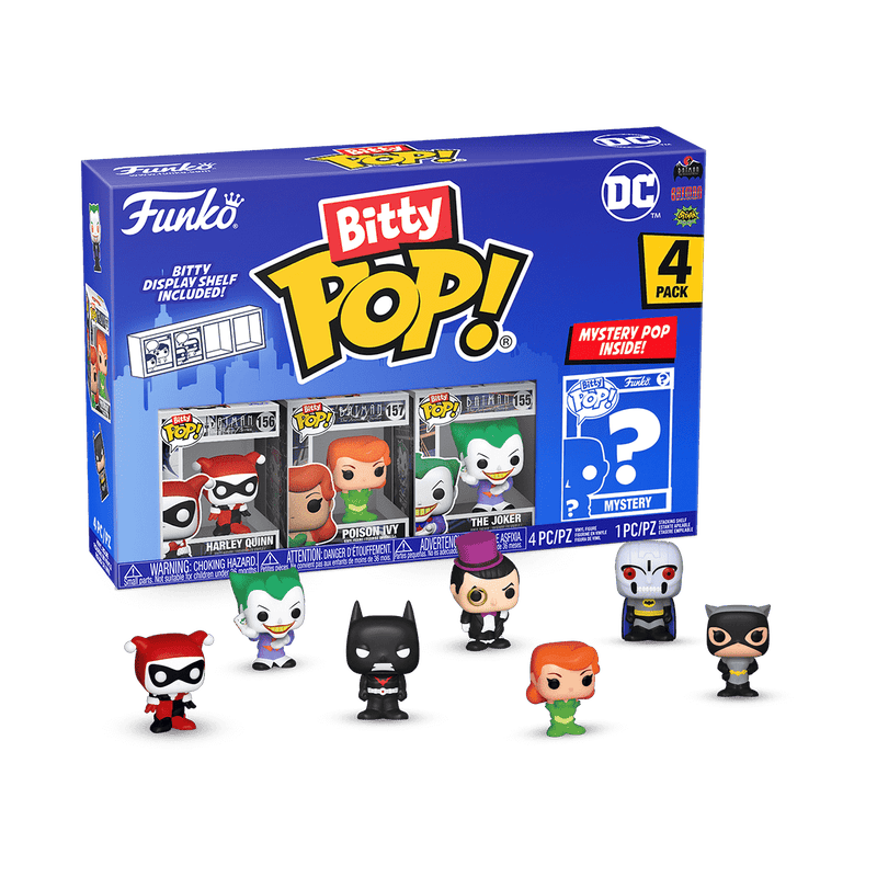 FUNKO BITTY POP: DC - HARLEY QUINN 4PK 889698713139