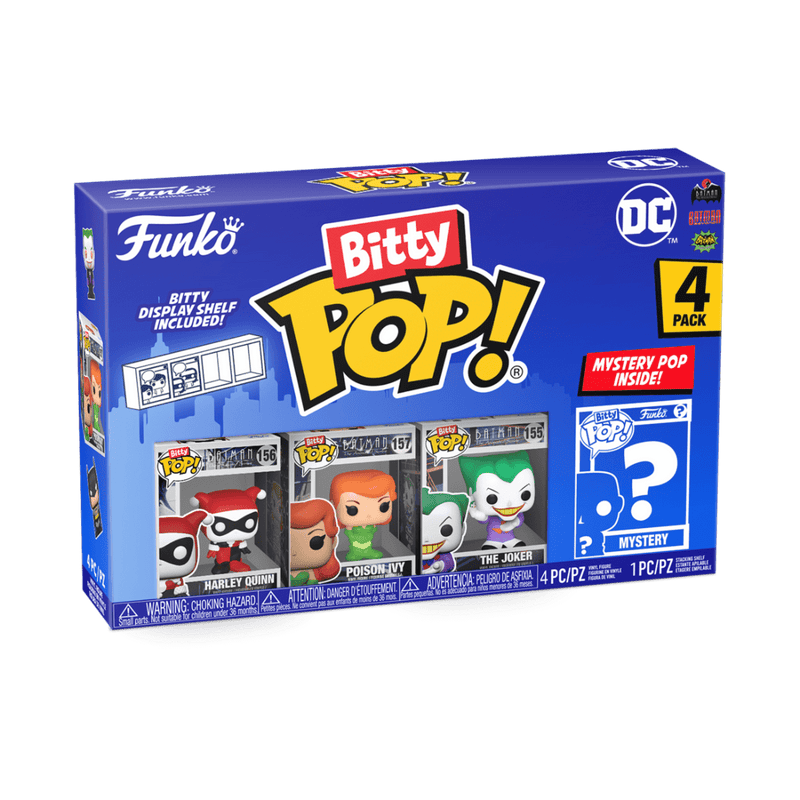 FUNKO BITTY POP: DC - HARLEY QUINN 4PK 889698713139