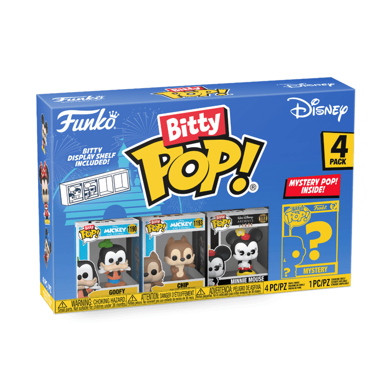 FUNKO BITTY POP: DISNEY - GOOFY 4PK 889698713221