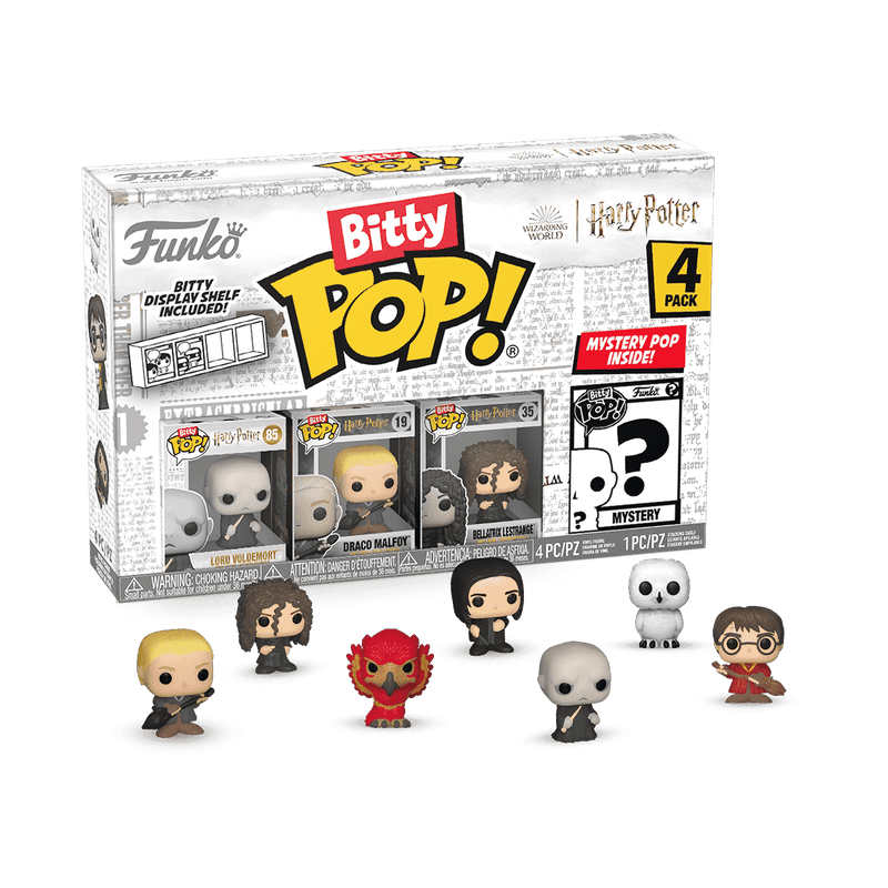 FUNKO BITTY POP: HARRY POTTER - VOLDEMORT 4PK 889698713184