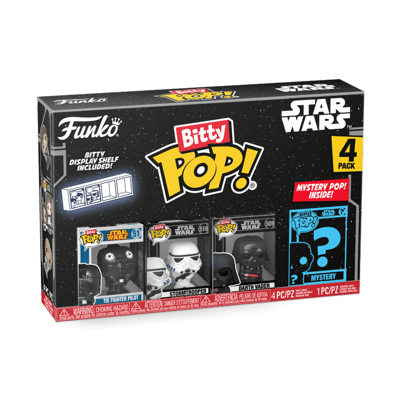 FUNKO BITTY POP: STAR WARS - DARTH VADER 4PK 889698715140