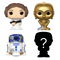 FUNKO BITTY POP: STAR WARS - LEIA 4PK 889698715126