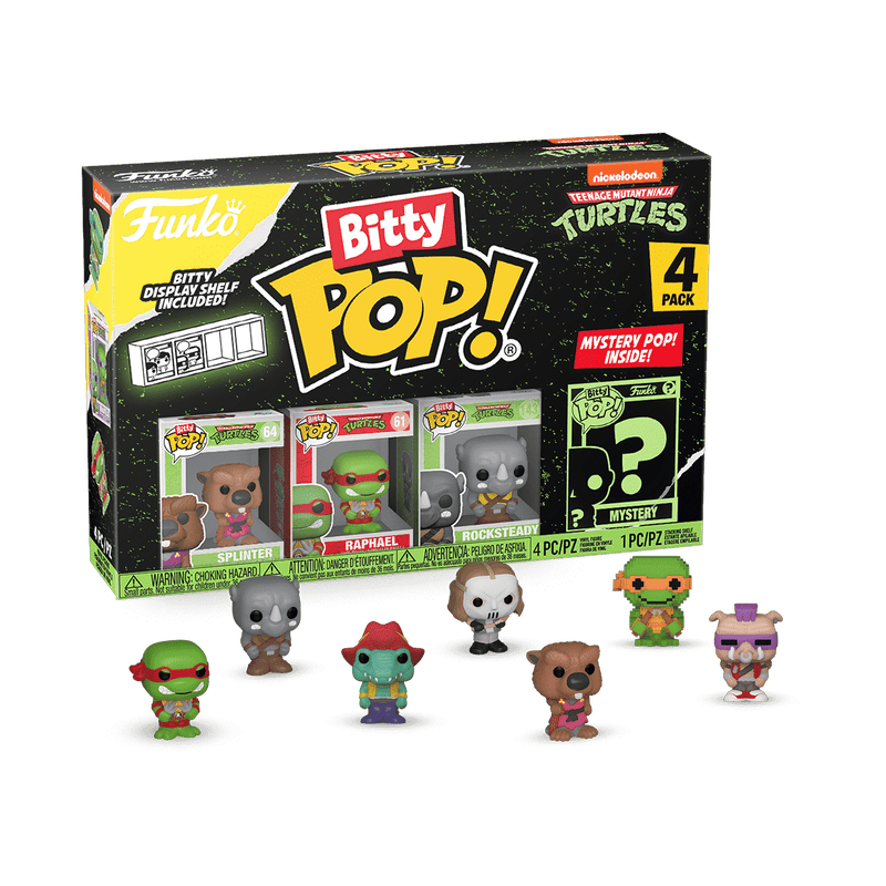 FUNKO BITTY POP: TMNT - SPLINTER 4PK 889698715096