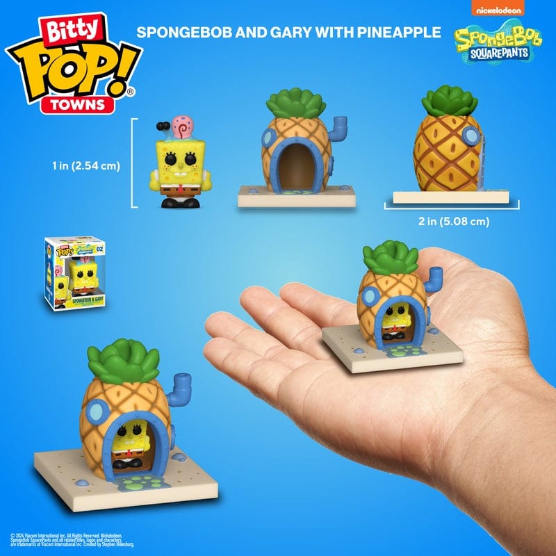 FUNKO BITTY POP TOWN: SPONGEBOB- SPONGEBOB AT HOME 889698836388