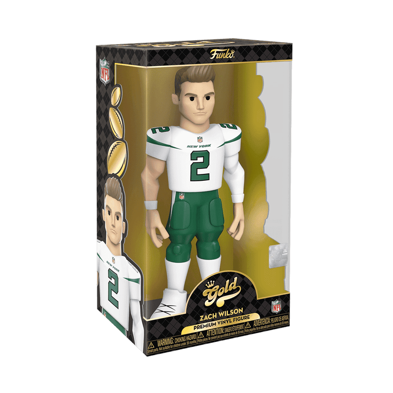 FUNKO GOLD 12" NFL: NY JETS - ZACH WILSON 889698645522