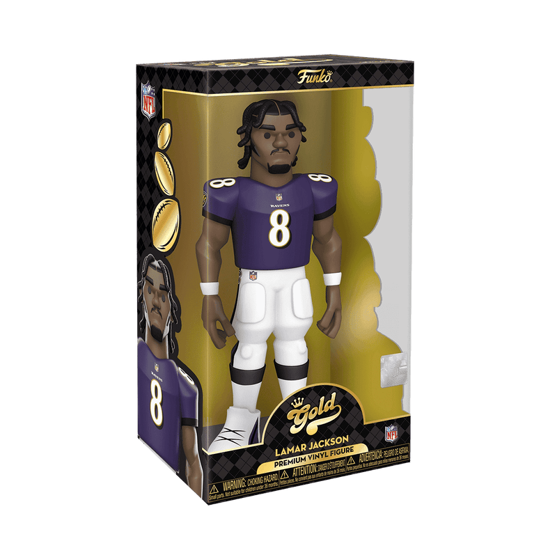 FUNKO GOLD 12" NFL: RAVENS- LAMAR JACKSON 889698648950
