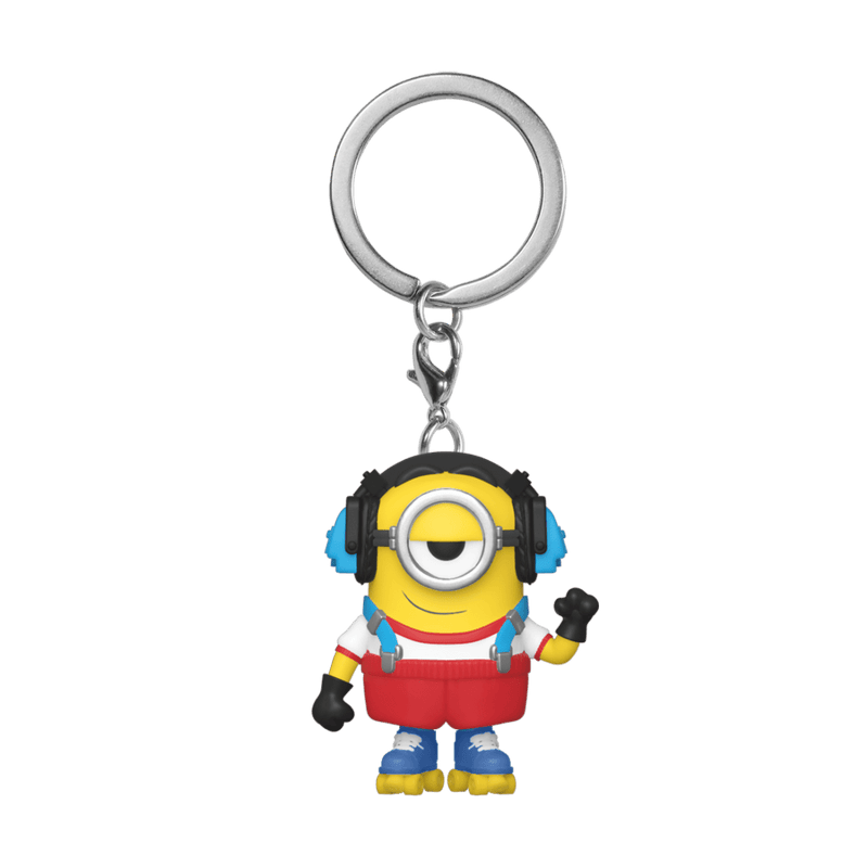 FUNKO POCKET POP KEYCHAIN Minions 2 roller skating Stuart obesek - ODPRTA EMBALAŽA 3200000003019