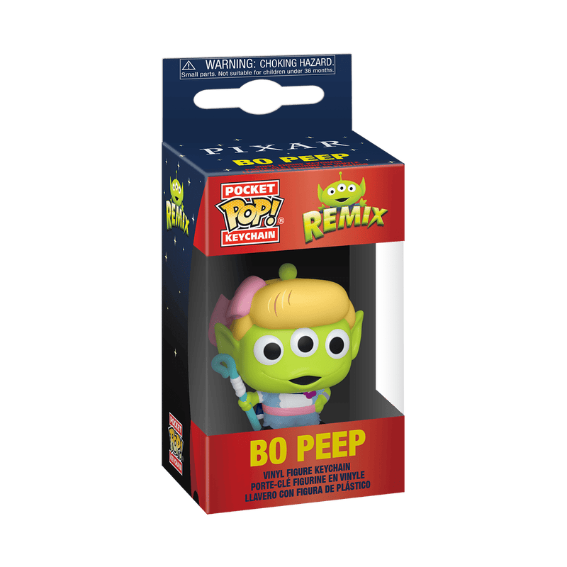 FUNKO POCKET POP KEYCHAIN Pixar allien remix Bo Peep obesek 889698483599