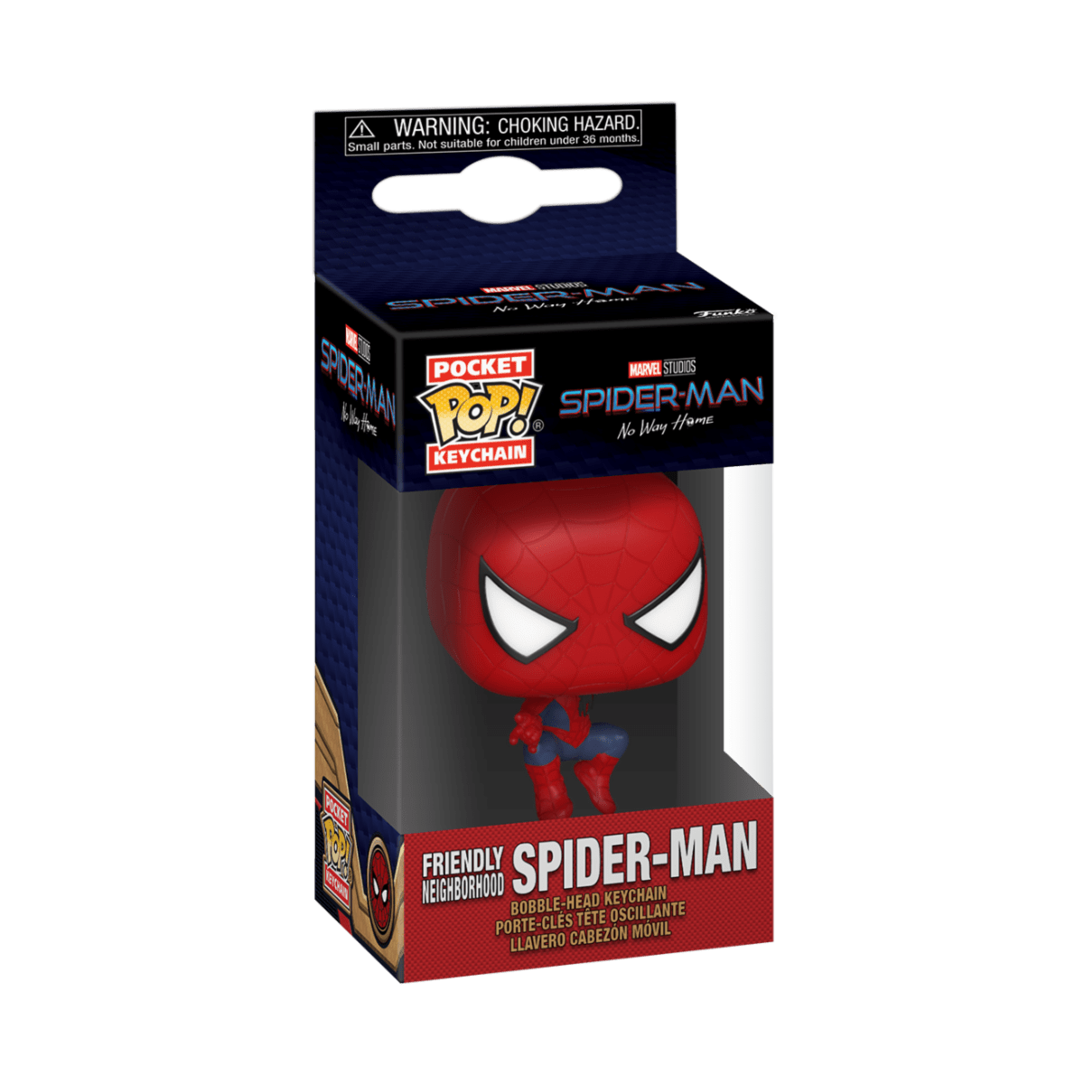 FUNKO POCKET POP KEYCHAIN: SPIDER-MAN - FRIENDLY NEIGHBORHOOD SPIDER-MAN 889698676007