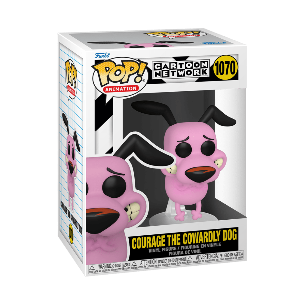 FUNKO POP ANIMATION: CARTOON NETWORK - COURAGE THE COWARDLY DOG 889698577885