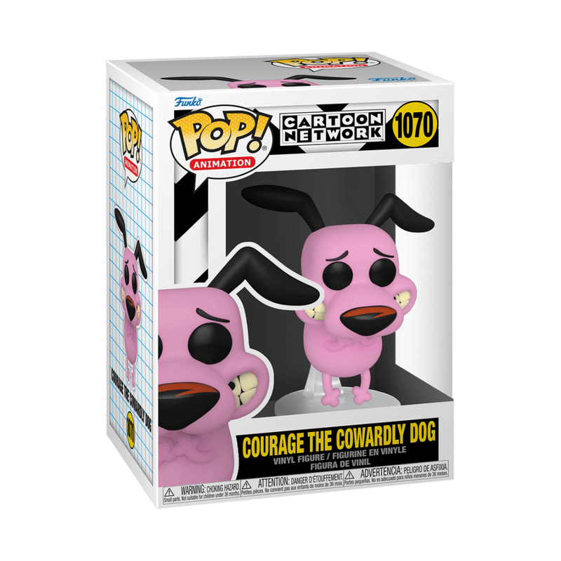 FUNKO POP ANIMATION: CARTOON NETWORK - COURAGE THE COWARDLY DOG 889698577885