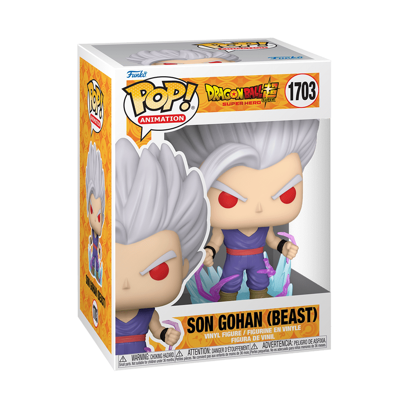 FUNKO POP ANIMATION: DRAGON BALL SUPER - GOHAN BEAST W/CHASE (GLOW) 889698756365