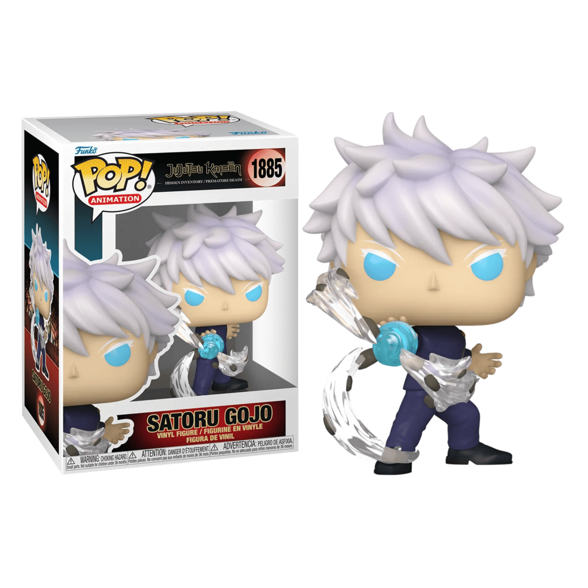 FUNKO POP ANIMATION: JUJUTSU KAISEN - GOJO (HIDDEN INV) 889698853262
