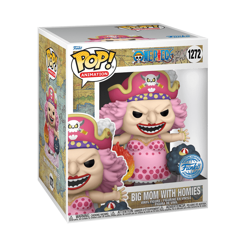 FUNKO POP ANIMATION: ONE PIECE - BIG MOM W/HOMIES 6" (SP) 889698627009