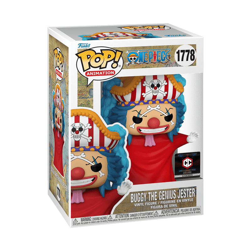 FUNKO POP ANIMATION: ONE PIECE - BUGGY (POST TIME-SKIP) 889698828345